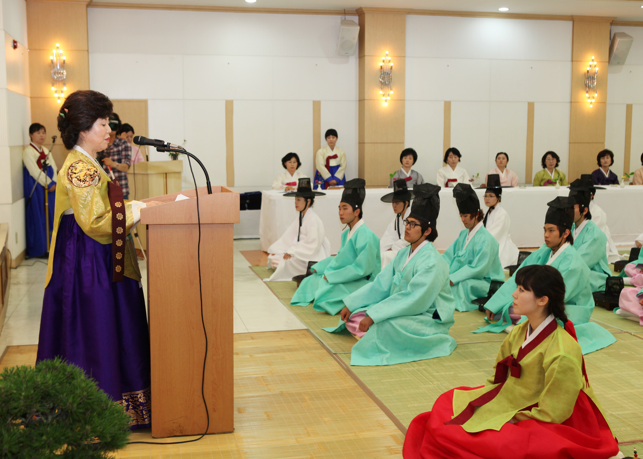 2011년 제39회 성년의날 기념 전통성년례 개최