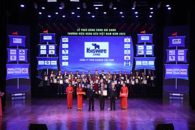 Kiswire '2023 Vietnam Best Brand Top 10' 선정 관련 썸네일