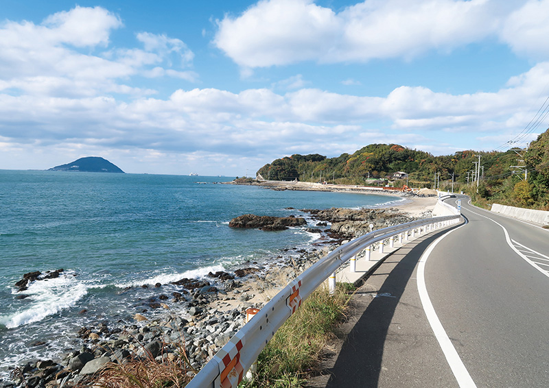 시카노시마 자전거 투어 코스(사진제공·후쿠오카시).