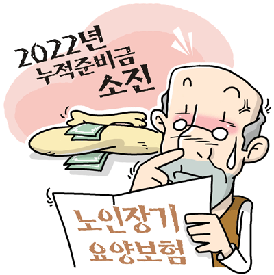 2022년 누적준비금 소진.노인장기요양보험
