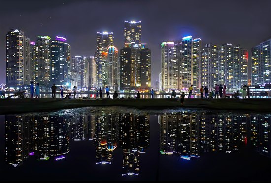 한국의 홍콩이라 불리는 해운대 마린시티 야경