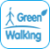 green walking icon