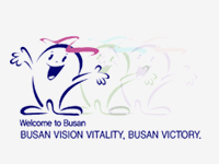 吉祥物 ' Busan Vision, Busan Vitality, Busan Victory.