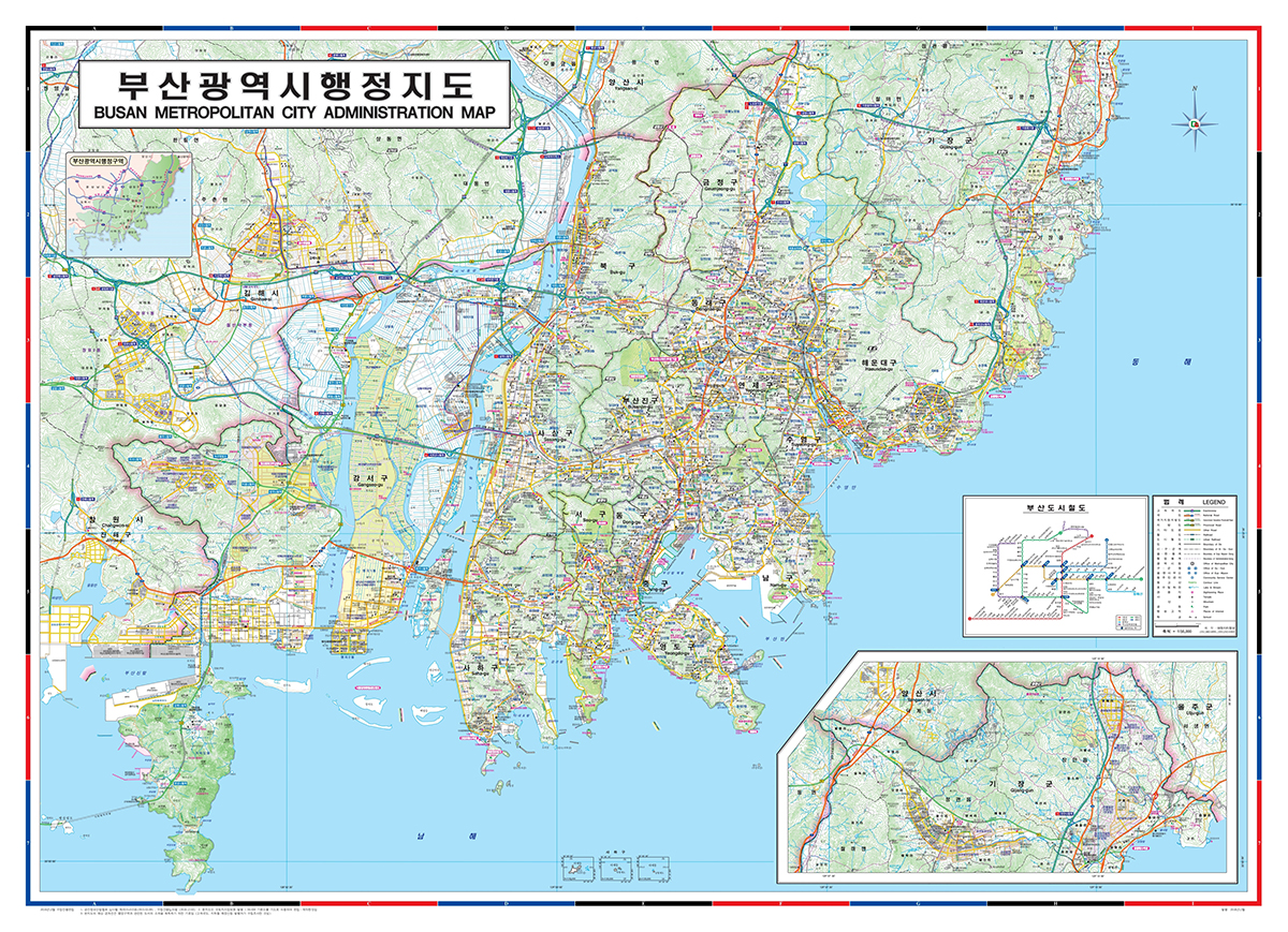 부산광역시 행정지도 이미지
