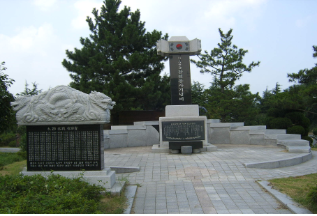 6.25참전용사 기념비 설치사진