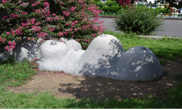 조각작품(산) 설치사진