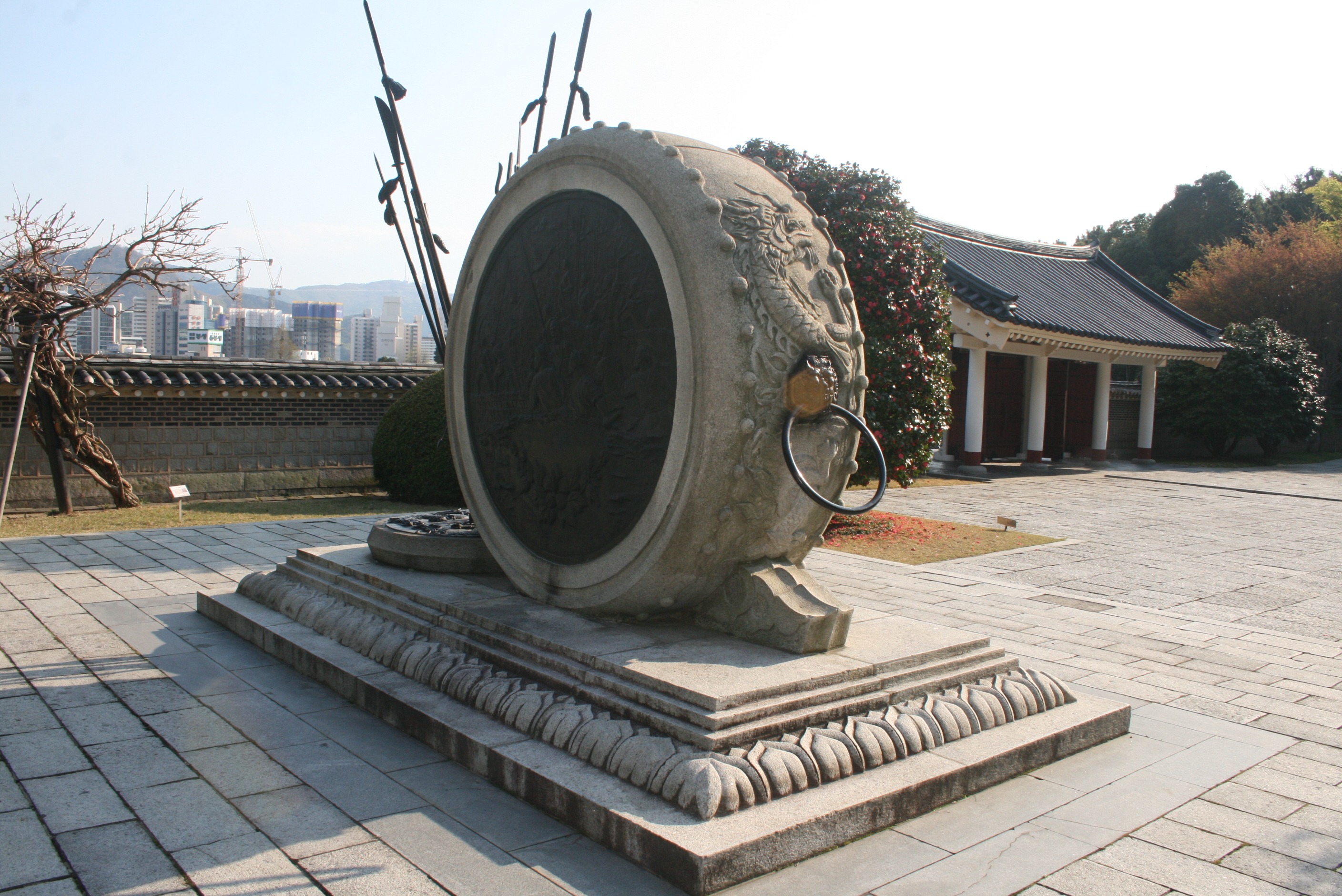 정화기념비 설치사진5