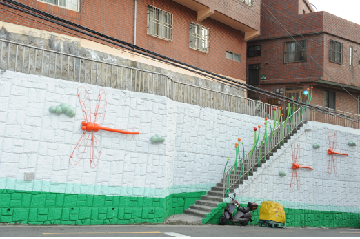 하늘계단 설치사진