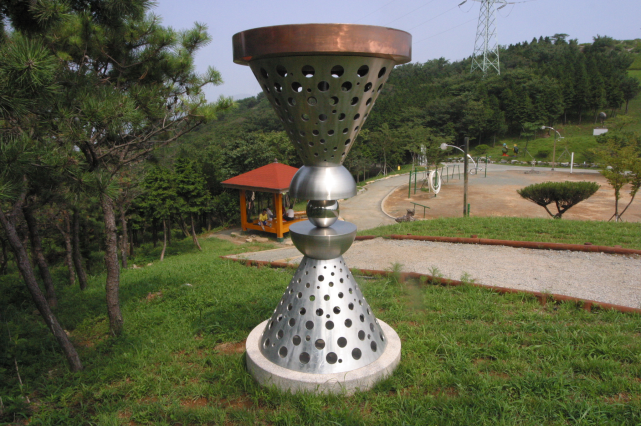 모래시계 설치사진