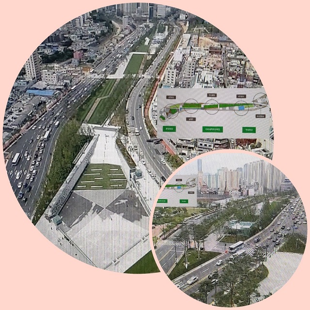 광장(상공)사진