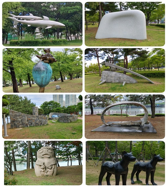 APEC 나루공원 맞은편 수영구 산책로 갈맷길