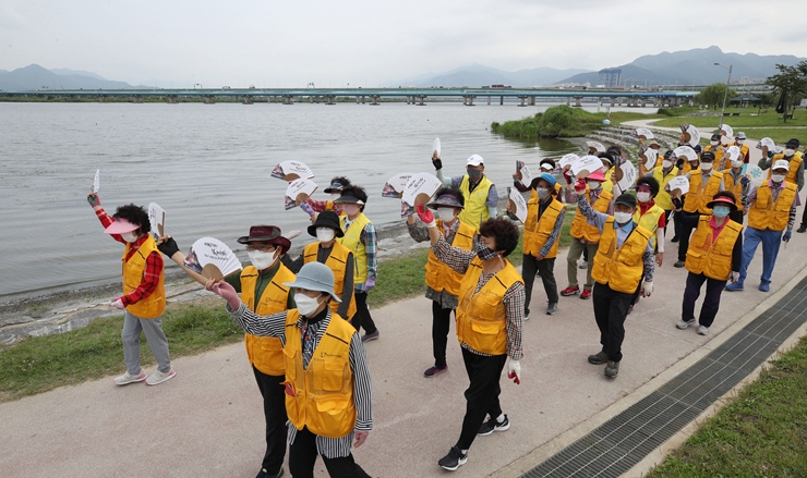 세계박람회유치워킹데이2-부산일보