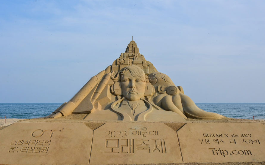 Magnificent sand sculptures still on display