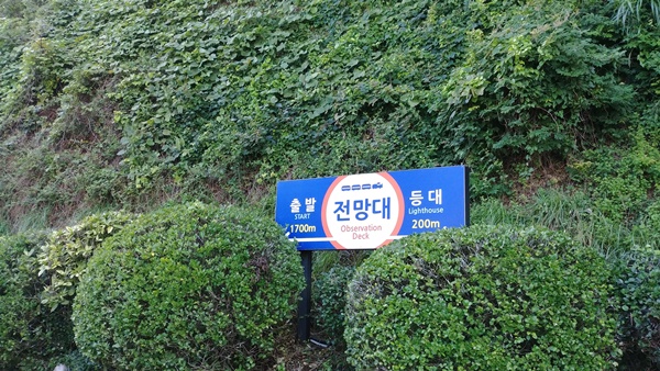 태종대 전망대 안내판 사진