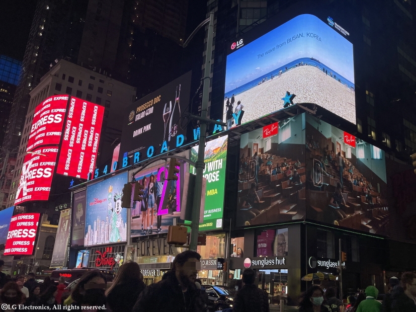 Billboards and briefings elicit international attention