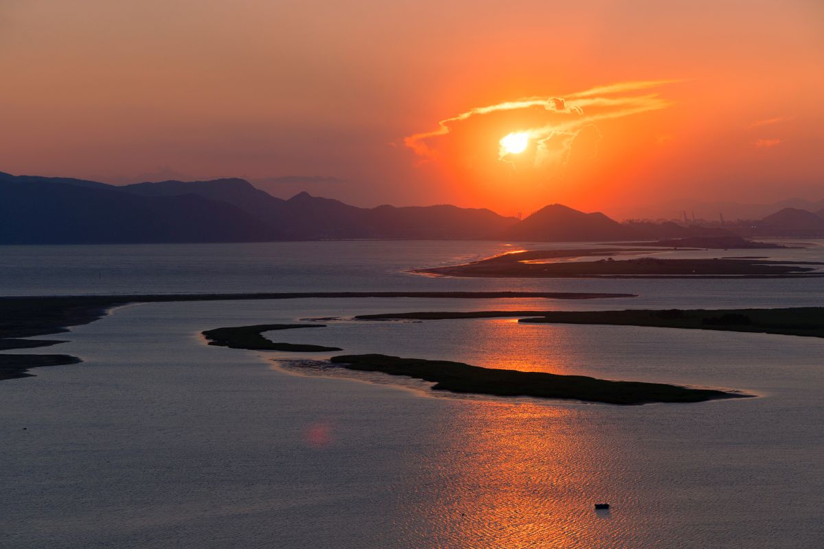 아미산전망대일몰3