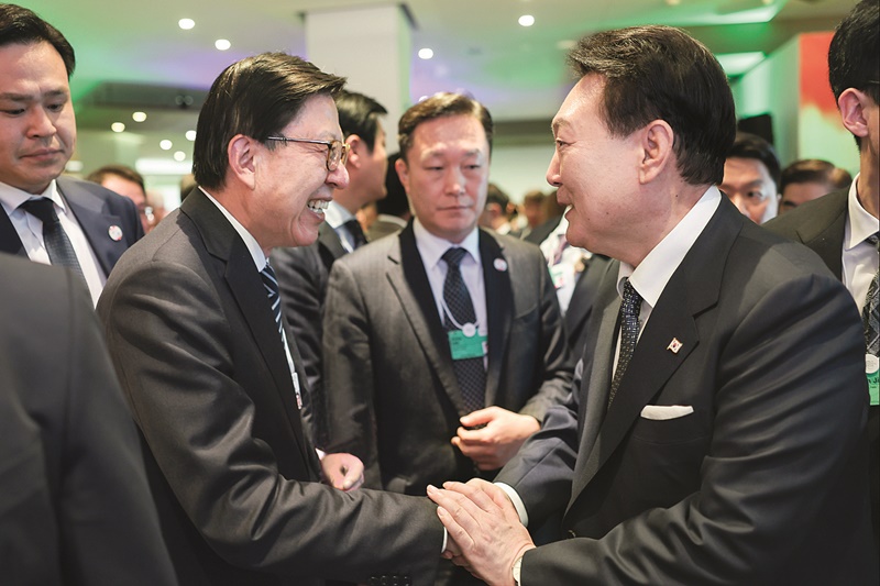 다보스포럼-윤석열대통령 부산시장