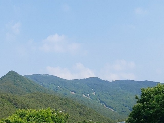 장산전경(옥녀봉, 너덜겅)