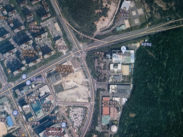 항공지도(고흐의길)