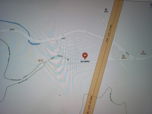 광산마을 위치도