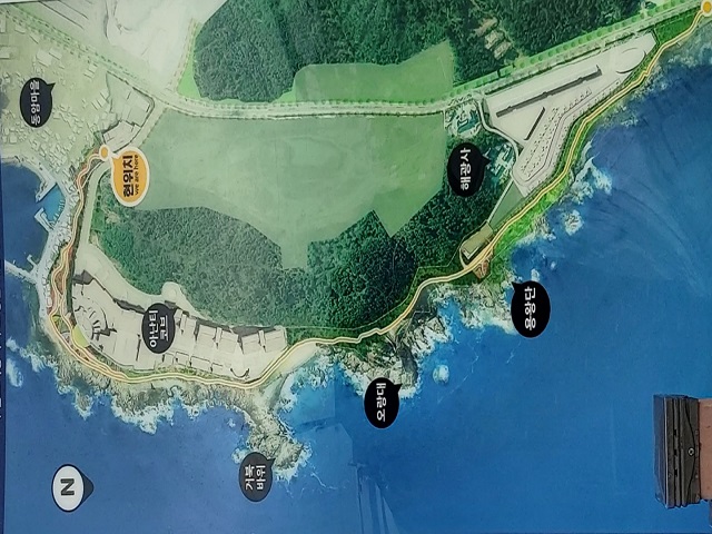 해안산책로 전경