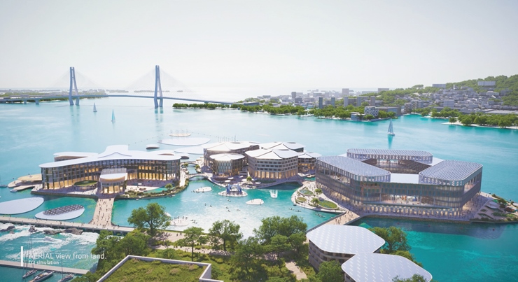 2030年在釜山见证全球首个可持续漂浮城市