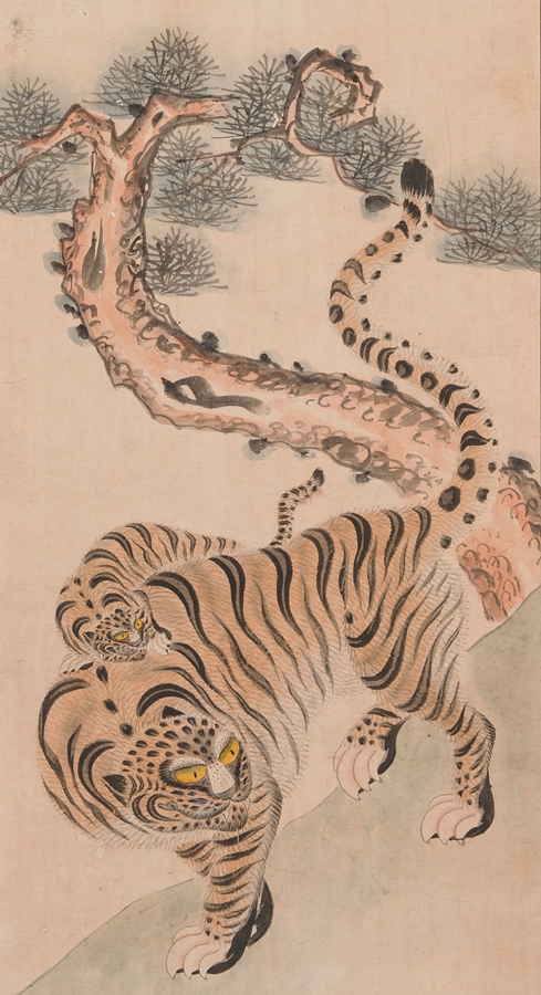 Tiger-themed artifacts at Busan Museum