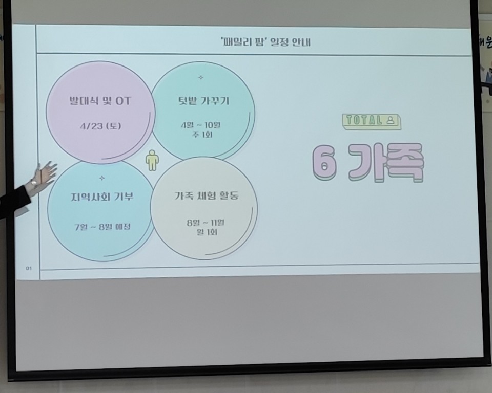 패밀리팜일정안내