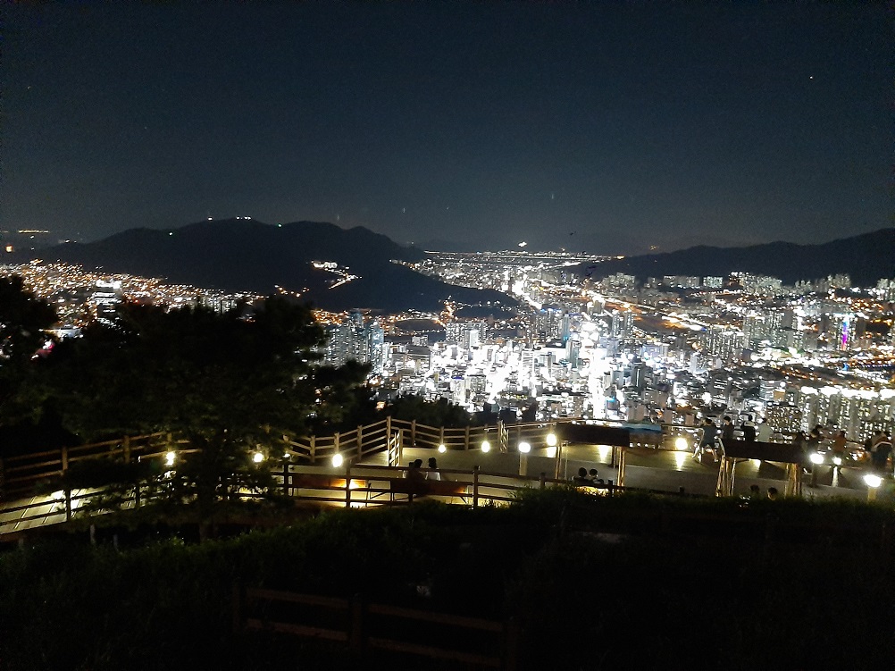 황령산 야경 사진2