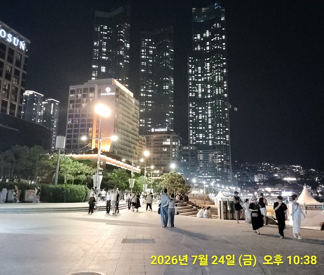 심야 해수욕장