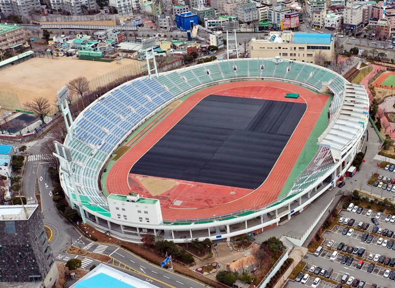 구덕운동장전경 부산일보