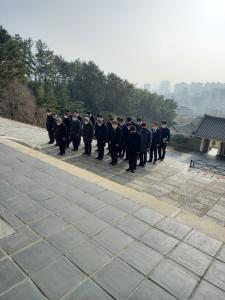 부산고등법원 법원장 박효관외 25명 2022년 신년참배