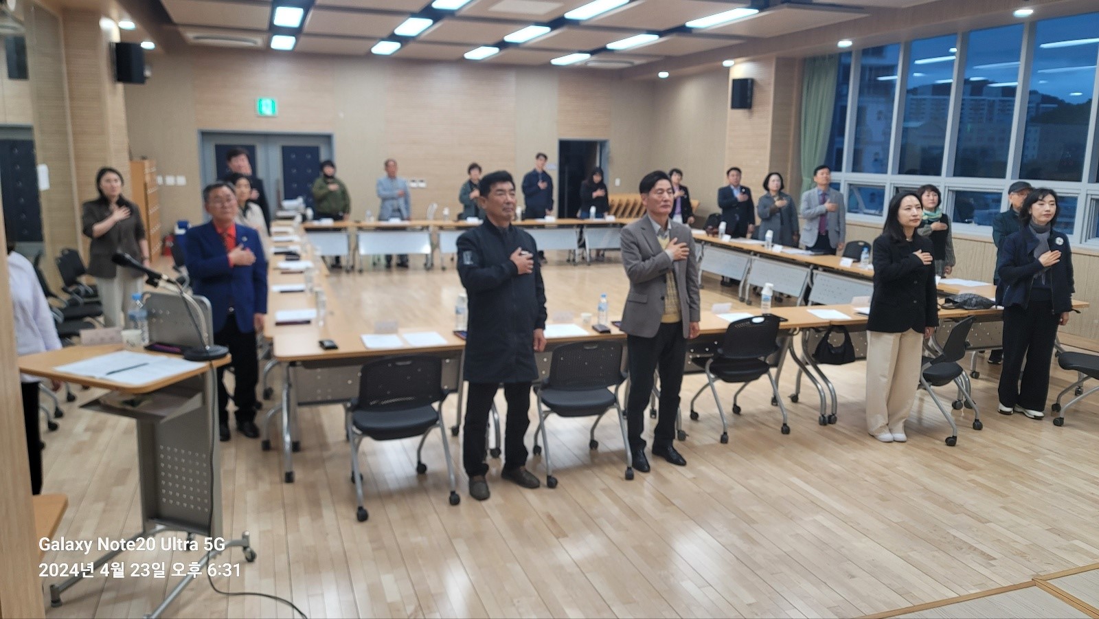 [다대1동] 2024년 4월 주민자치위원회 월례회 개최 사진1