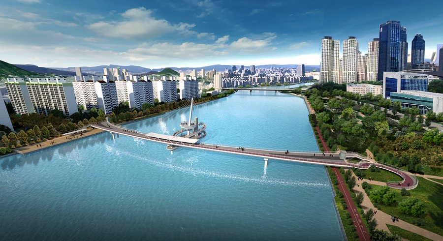 ‘수영강 휴먼브릿지’ 2025년 걷는다 기사 이미지