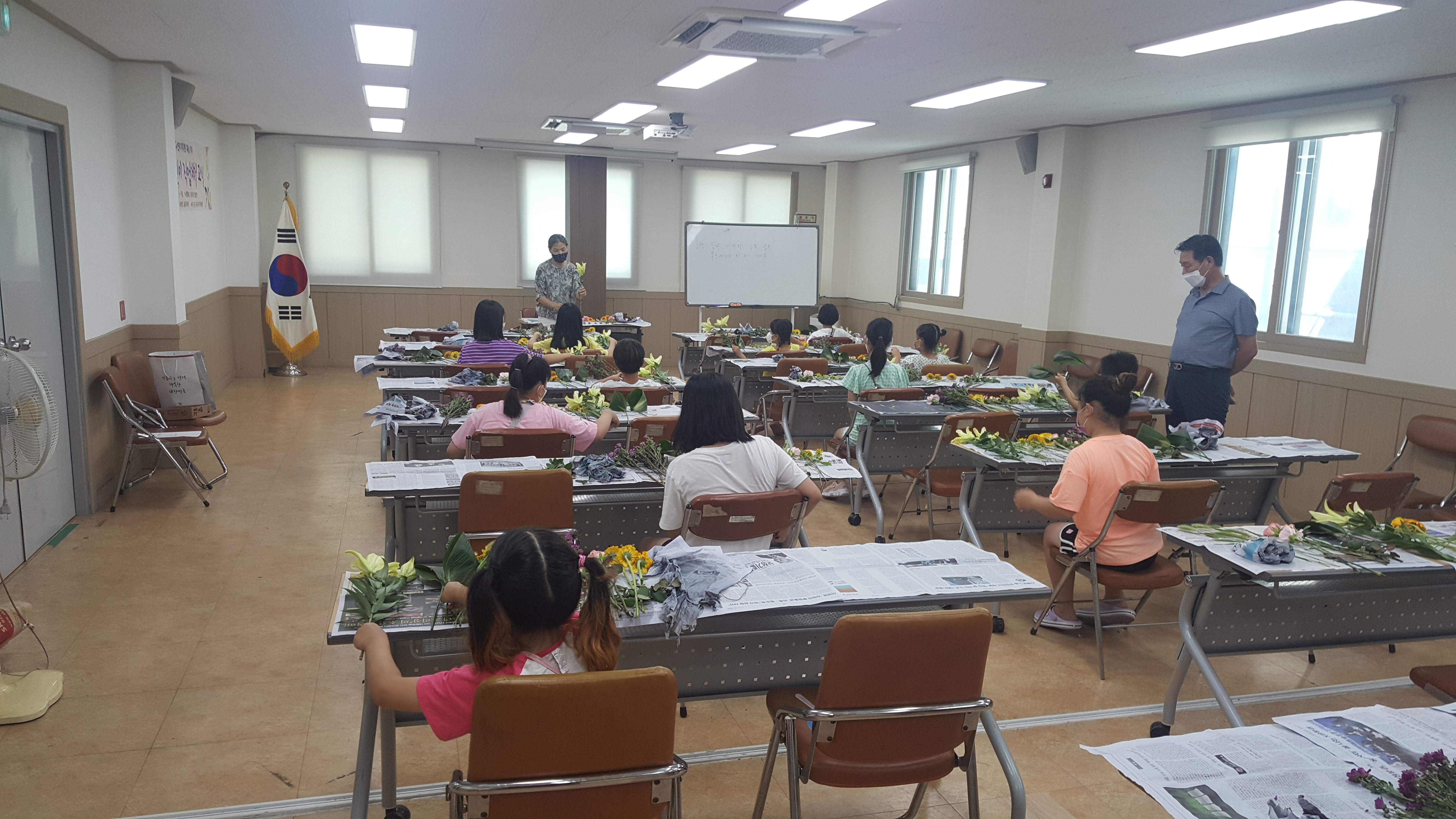 구서2동 어린이 직업체험 교실 "플로라아트" 수업 개최 사진1