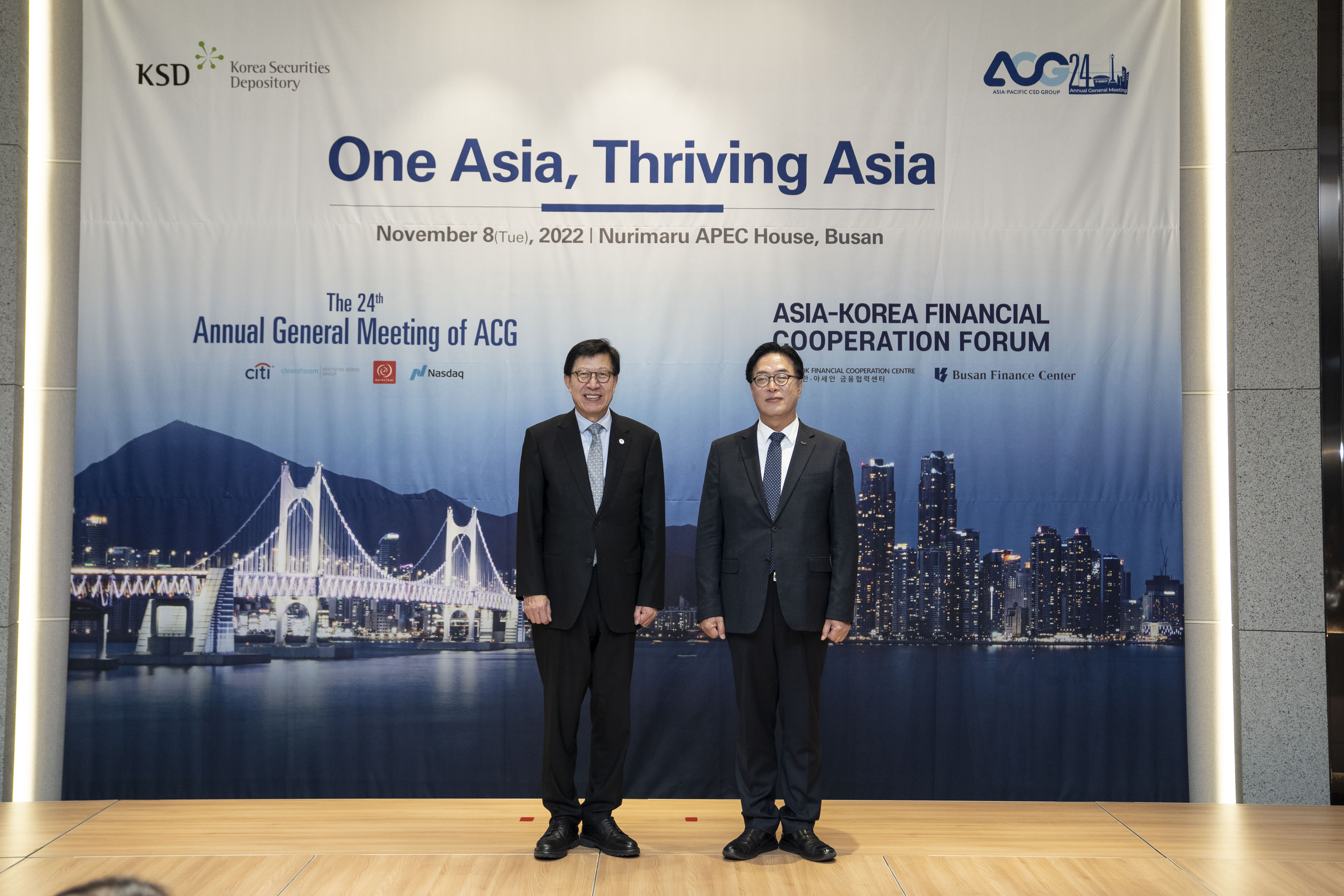 20221108 On Asia, Thriving Asia 금융기관장 대상 엑스포 유치 홍보 리셉션 (APEC 누리마루) 사진10