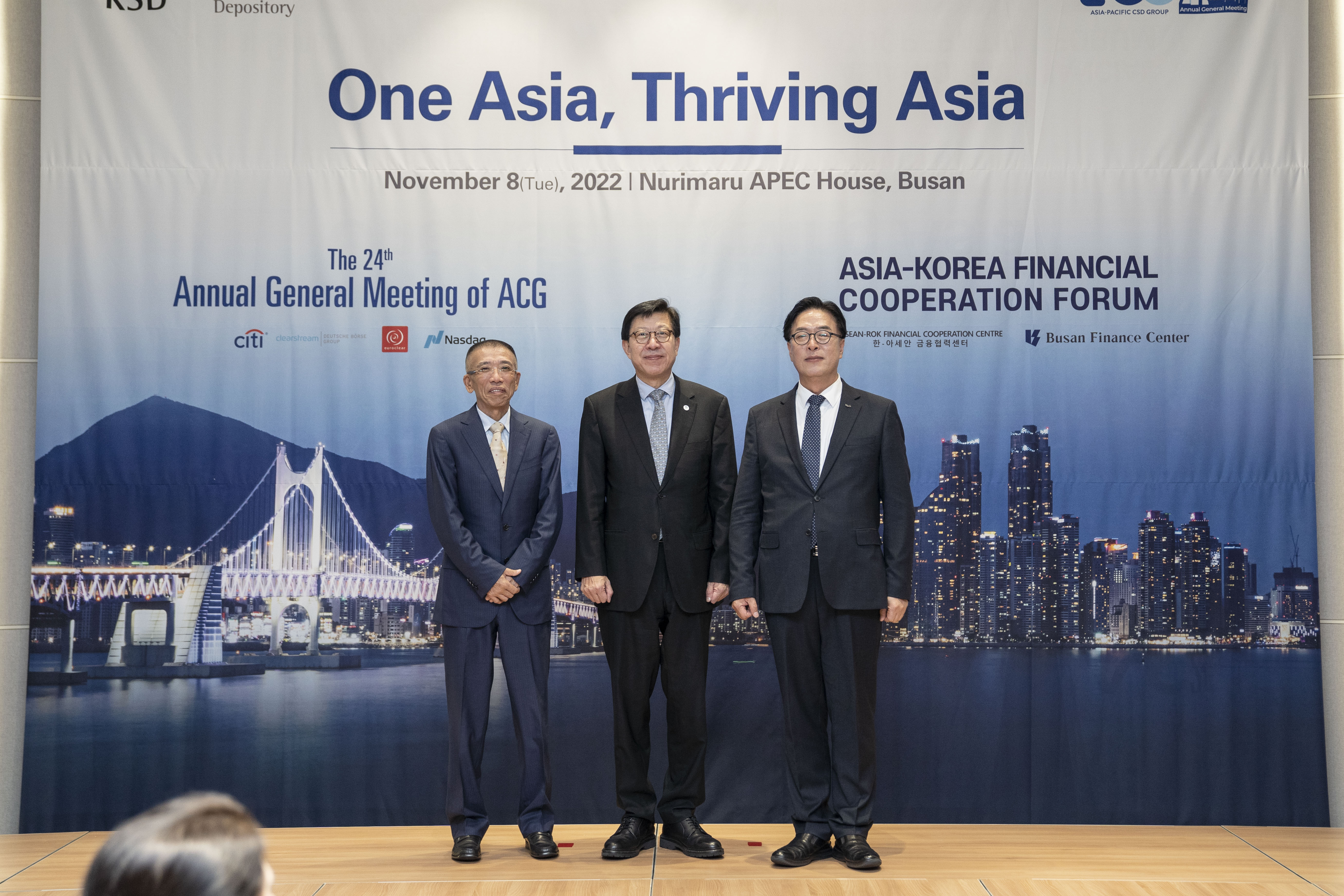 20221108 On Asia, Thriving Asia 금융기관장 대상 엑스포 유치 홍보 리셉션 (APEC 누리마루) 사진8