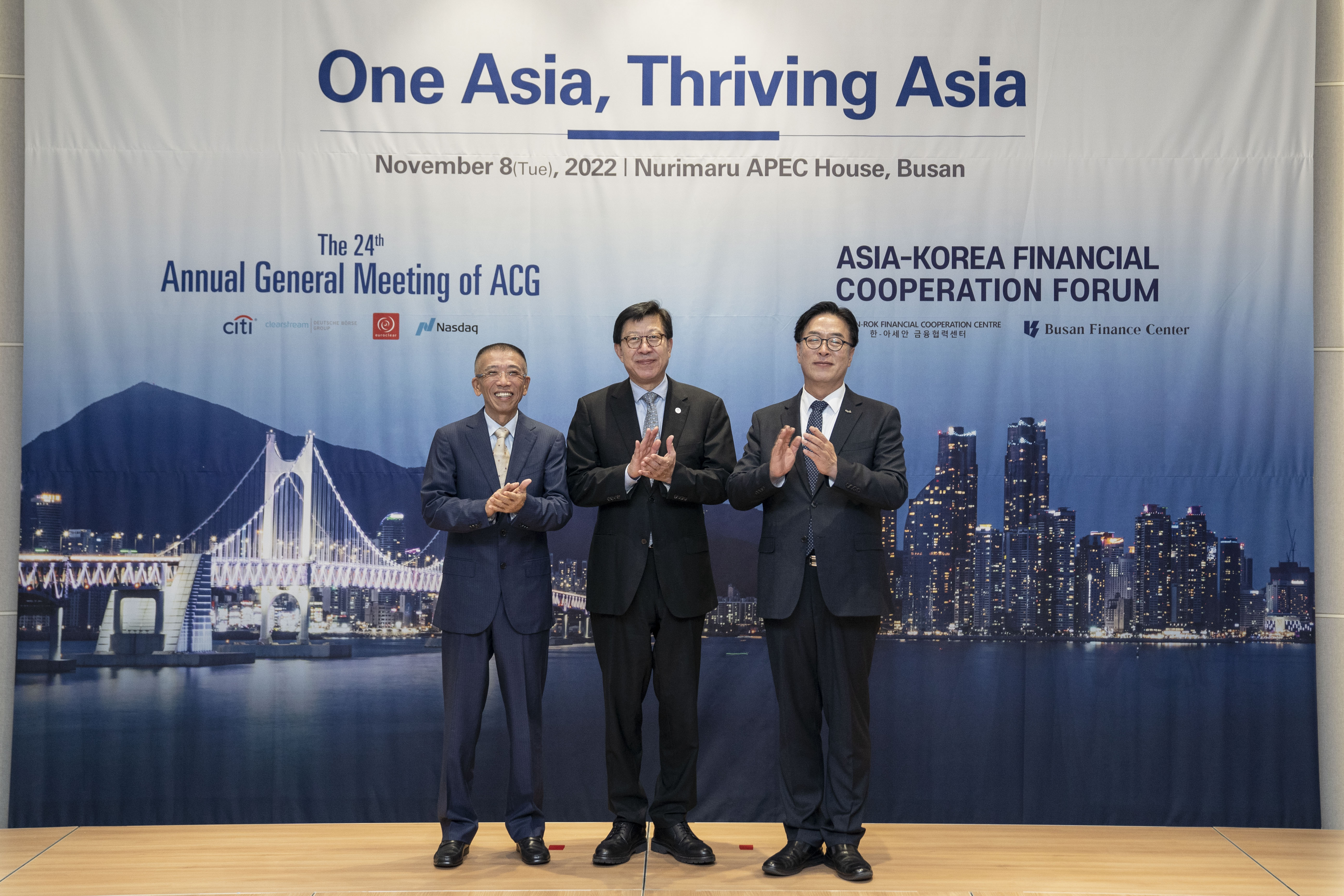 20221108 On Asia, Thriving Asia 금융기관장 대상 엑스포 유치 홍보 리셉션 (APEC 누리마루) 사진9