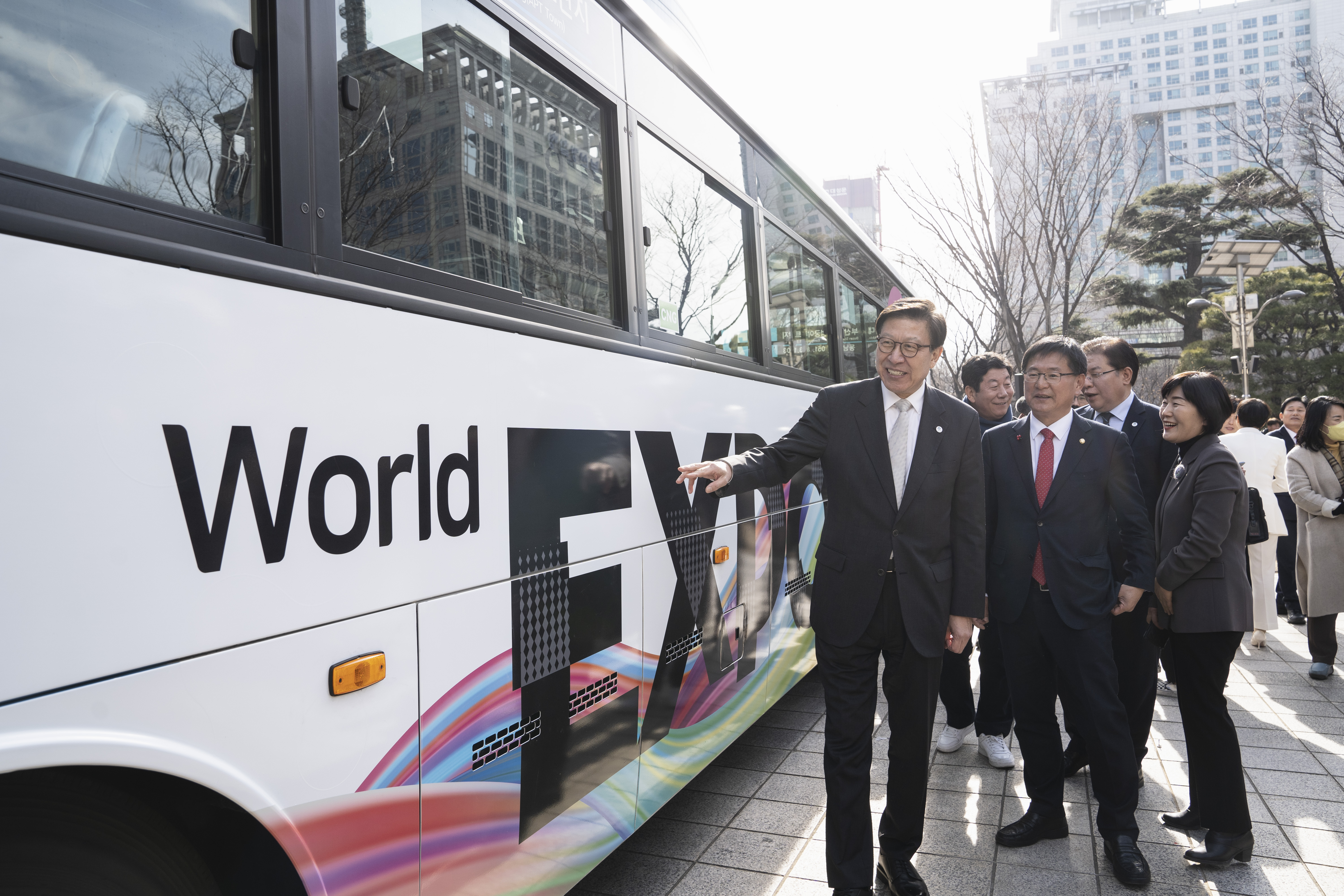 20230206 2030부산세계박람회 홍보 랩핑 버스 공개행사 (시청 시민광장) 사진6