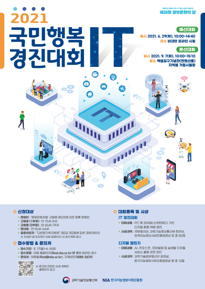 2021 국민행복 IT 경진대회(접수기한 연장)