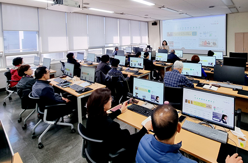 디지털배움터 교육 모습사진