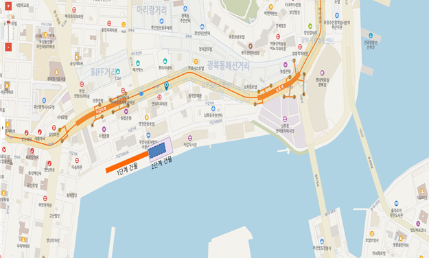 자갈치 수산명소화 조성사업 현장위치도