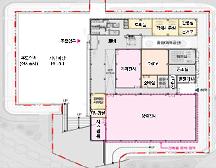 1층 평면도