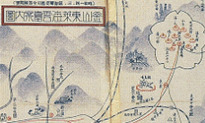 Sightseeing Map of Busan during the Japanese Colonial Period
