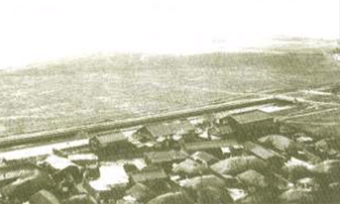 The Busanjin Burial Ground in 1917, after the completion of the first burial
