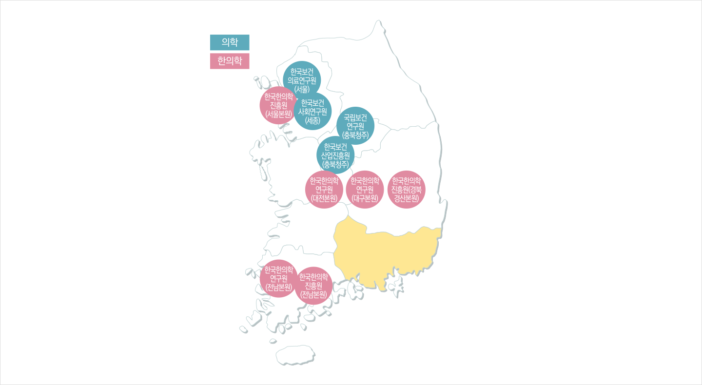 국가균형발전 기여 지역 지도