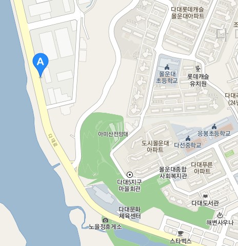 사하구 다대동 1521-1, 위치도