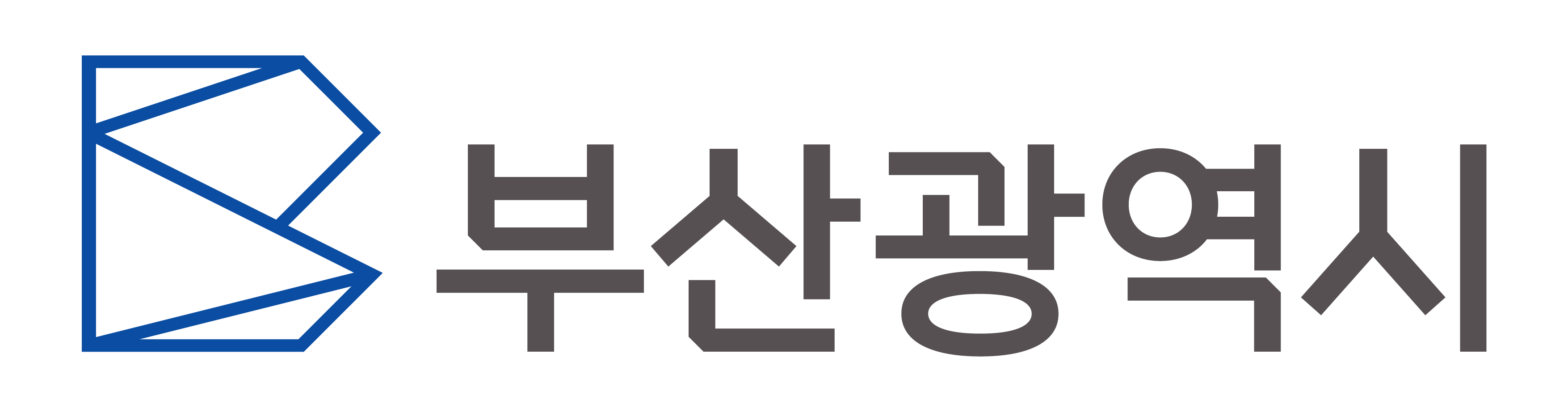 국문 시그니처 라인타입 좌우조합(파랑)