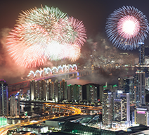 부산 불꽃축제 사진