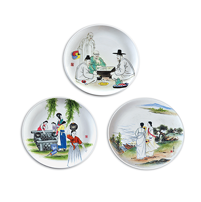 Decorative Plates by Daehan Pottery